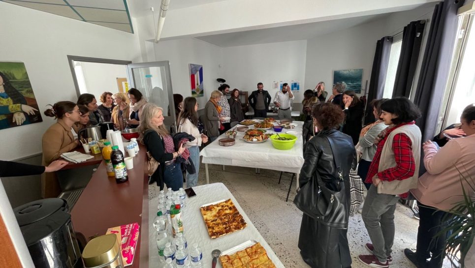 Repas partagé lors du 1er séminaire des opérateurs FAMI d'Occitanie