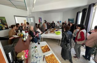 Repas partagé lors du 1er séminaire des opérateurs FAMI d'Occitanie