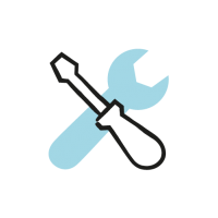 Pictogramme Travaux Bleu